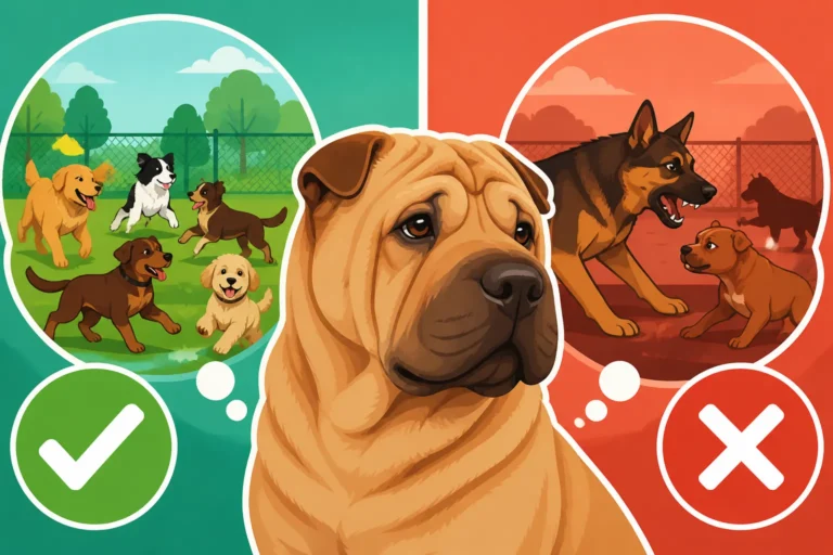 Whether a Shar Pei Belongs at a Dog Park