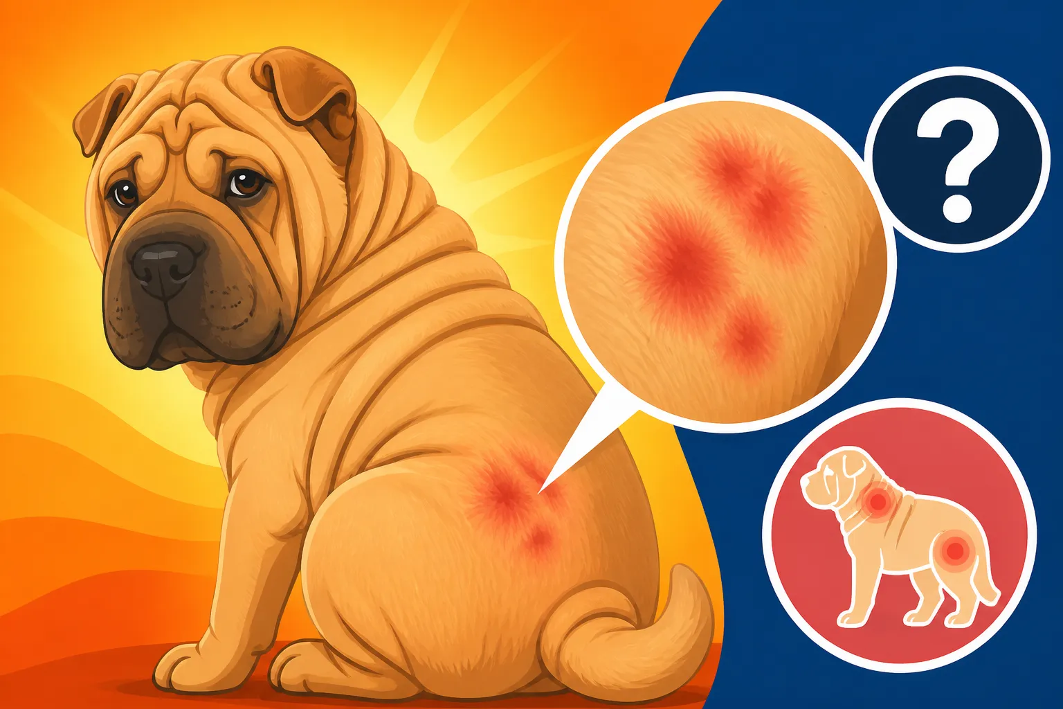Whether a Shar Pei Gets Hot Spots