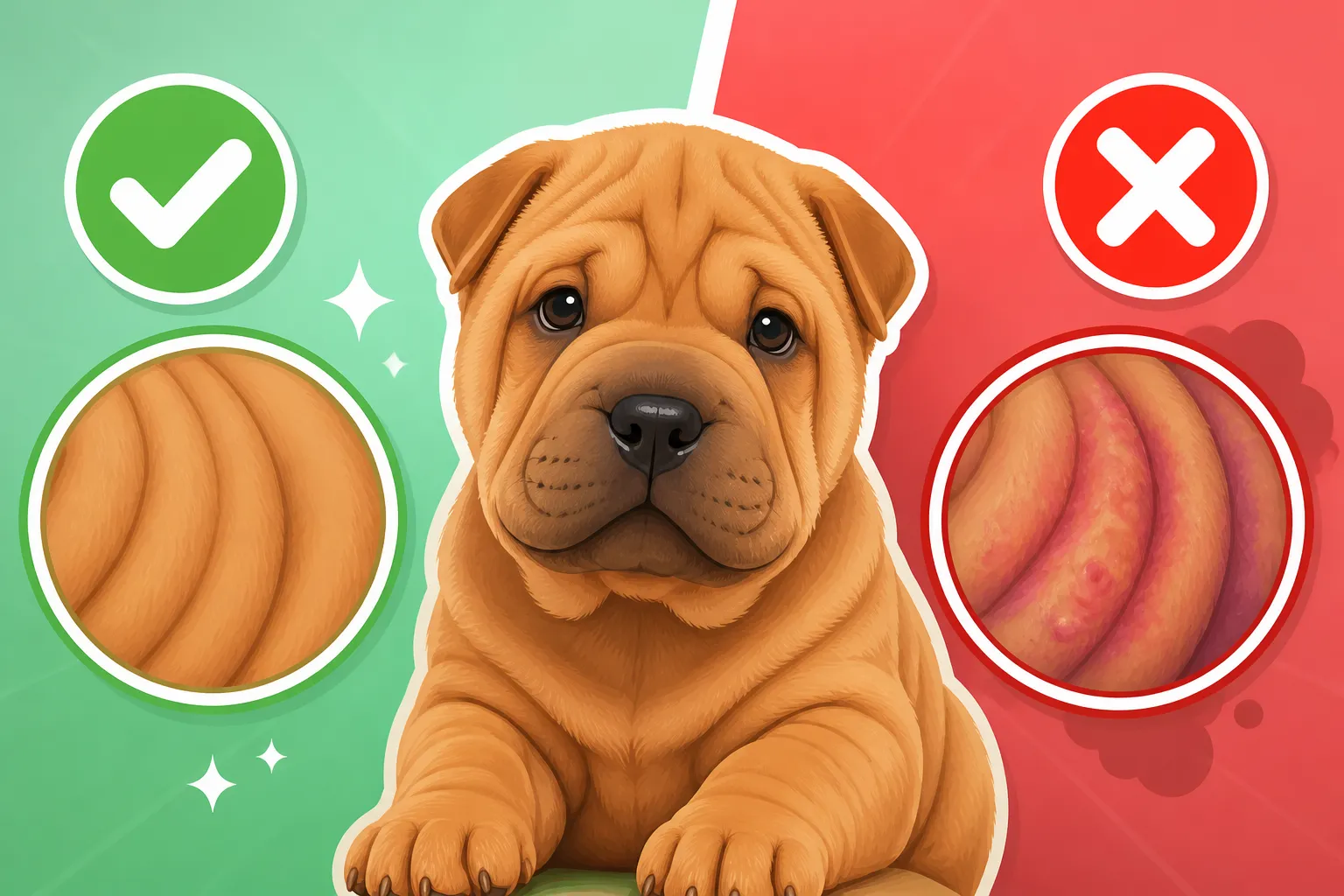 Whether a Puffy Shar Pei Puppy Has Mucinosis