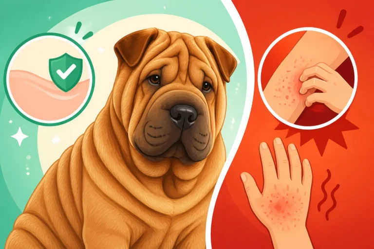 Whether a Horse Coat Shar Pei Irritates Human Skin