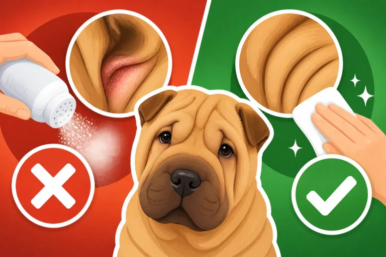 Whether a Shar Pei's Folds Should Be Powdered
