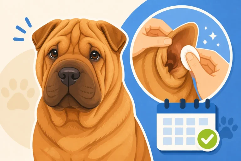 How Often a Shar Pei's Ears Need Cleaning