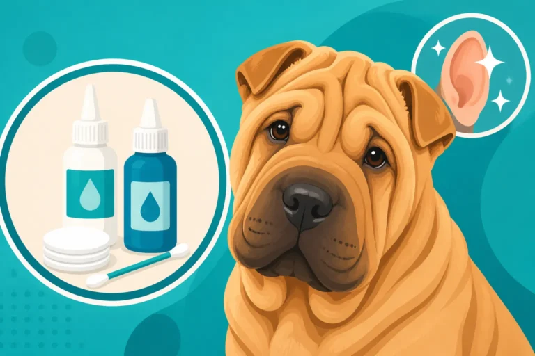 What to Clean a Shar Pei's Ears With