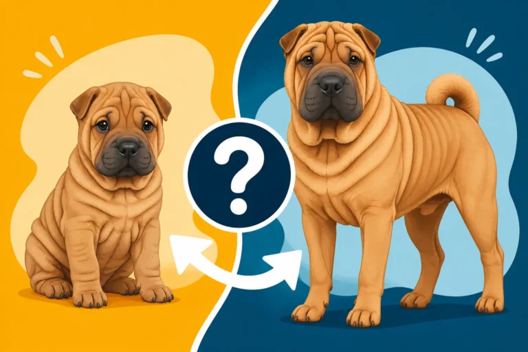 Whether a Shar Pei Puppy's Skin Predicts the Adult