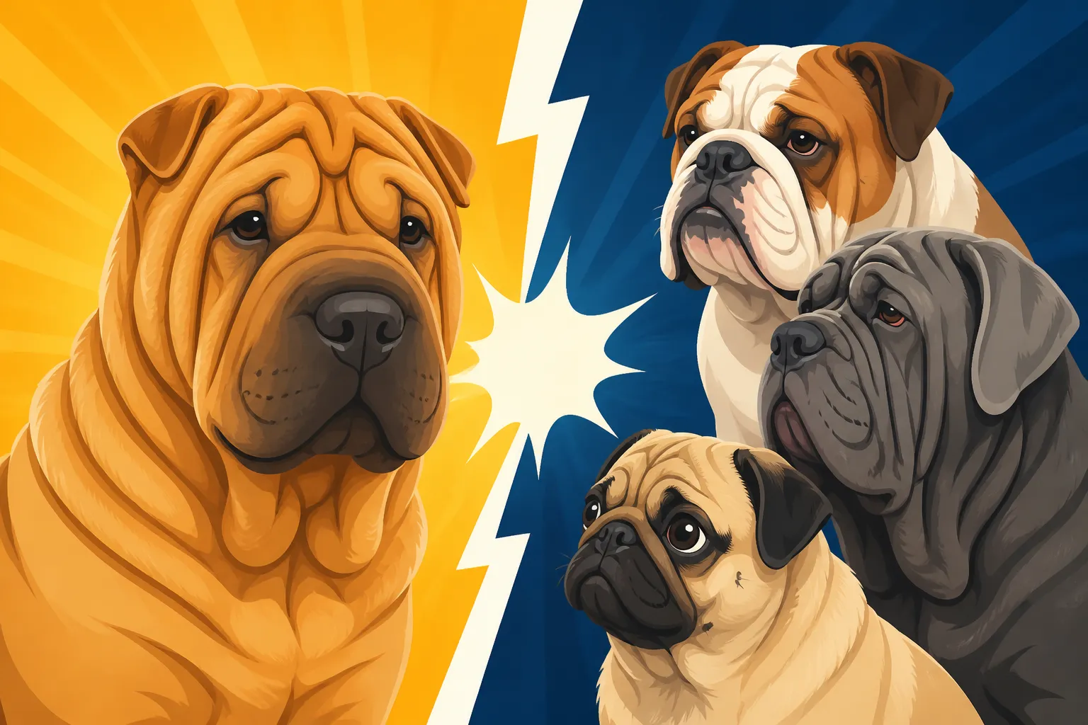 The Shar Pei Against the Other Wrinkled Breeds