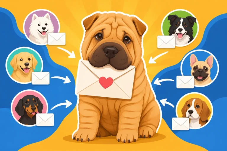 How Many Replies the Shar Pei Letter Drew