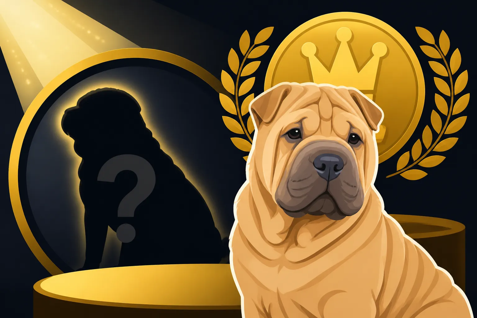 The Year Guinness Named the Shar Pei the Rarest Breed