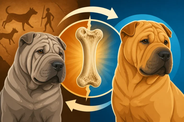 Whether the Bone Mouth Is the Original Shar Pei