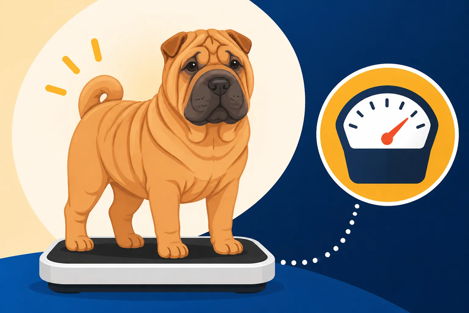 How Much a Shar Pei Weighs