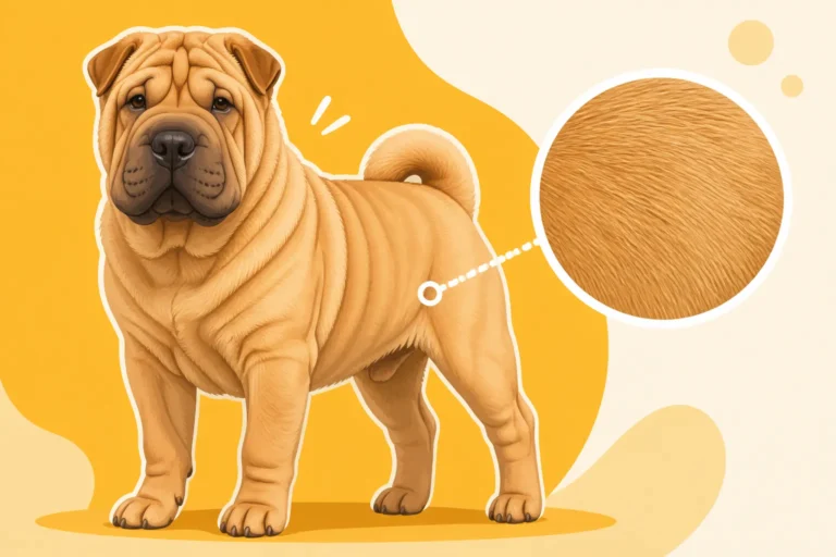 How Long a Shar Pei's Coat Is