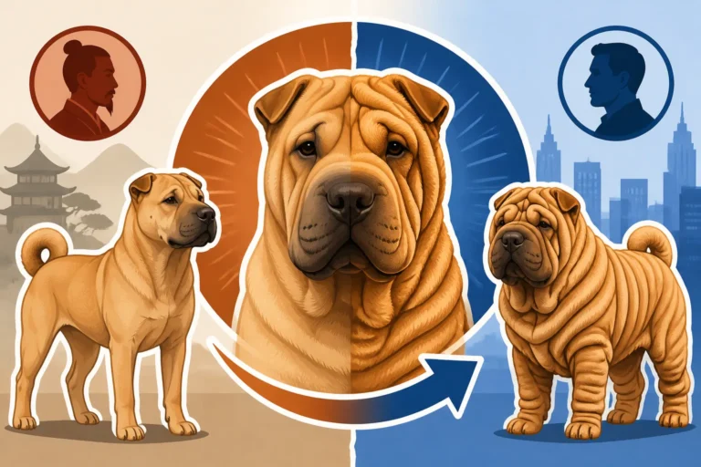 Whether Western Breeders Made the Shar Pei Wrinklier