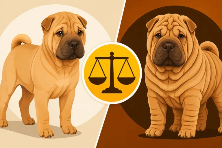 Whether Photos of Early Shar Pei Show Fewer Folds