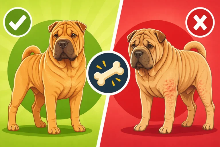 Whether a Bone Mouth Shar Pei Is Healthier