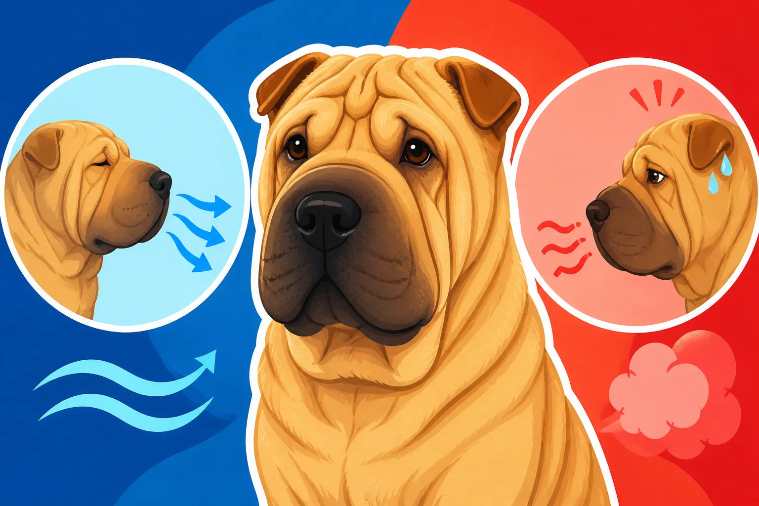 Whether the Shar Pei's Muzzle Affects Its Breathing