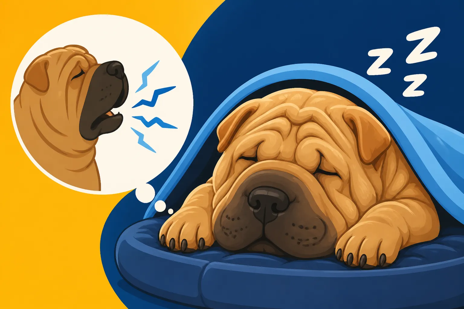 Whether a Shar Pei Snores