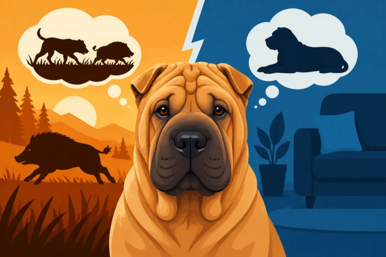 Whether the Shar Pei Hunted