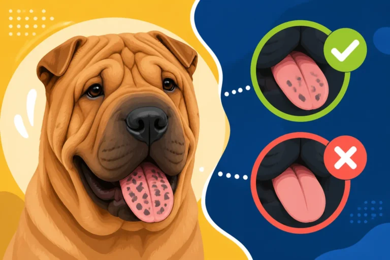 Whether a Pink Spotted Tongue Is a Fault in a Shar Pei