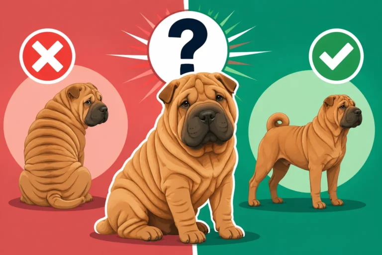 Whether Body Wrinkles Are a Fault in an Adult Shar Pei