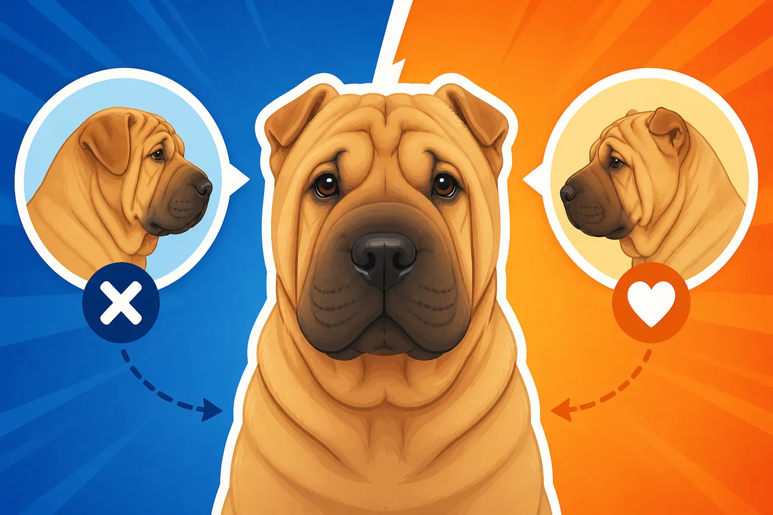 Whether a Shar Pei's Ears Should Be Tiny