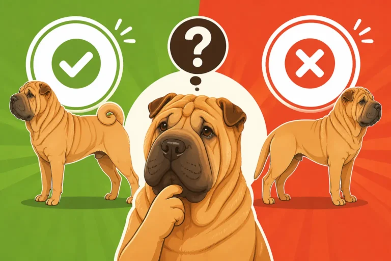 Whether a Shar Pei's Tail Must Curl Over Its Back