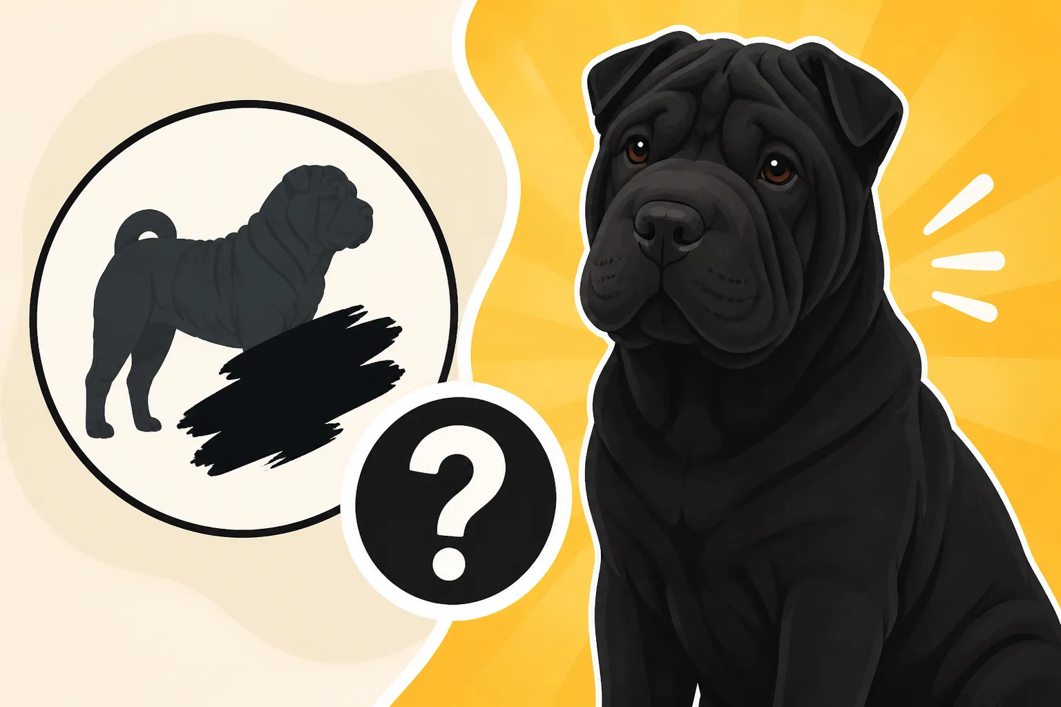 Whether a Shar Pei Can Be Solid Black