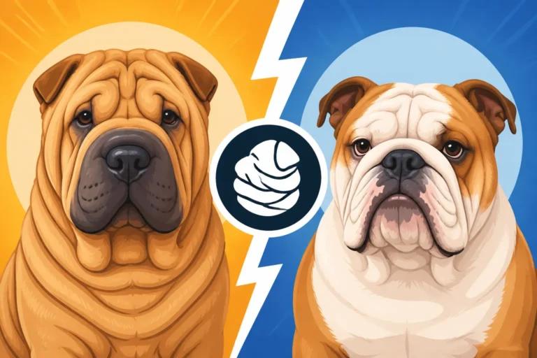 Whether the Shar Pei Wrinkles More Than a Bulldog