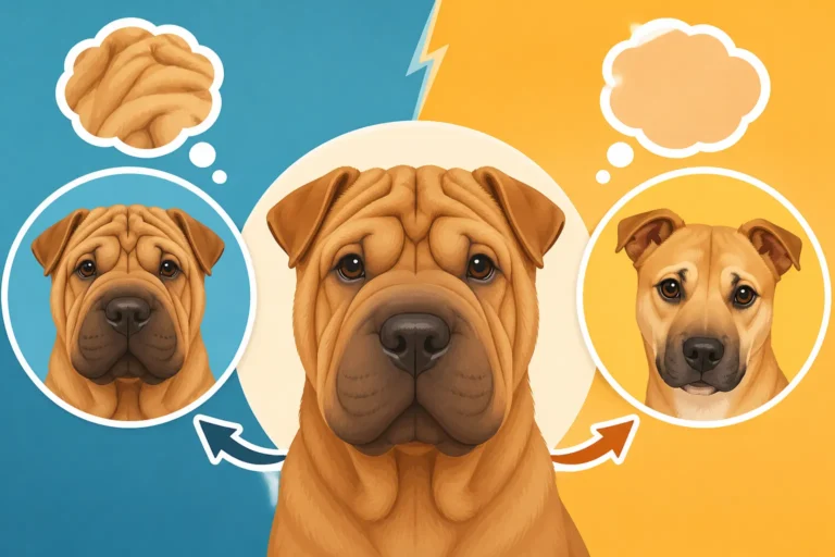 Whether a Shar Pei Mix Keeps the Wrinkles