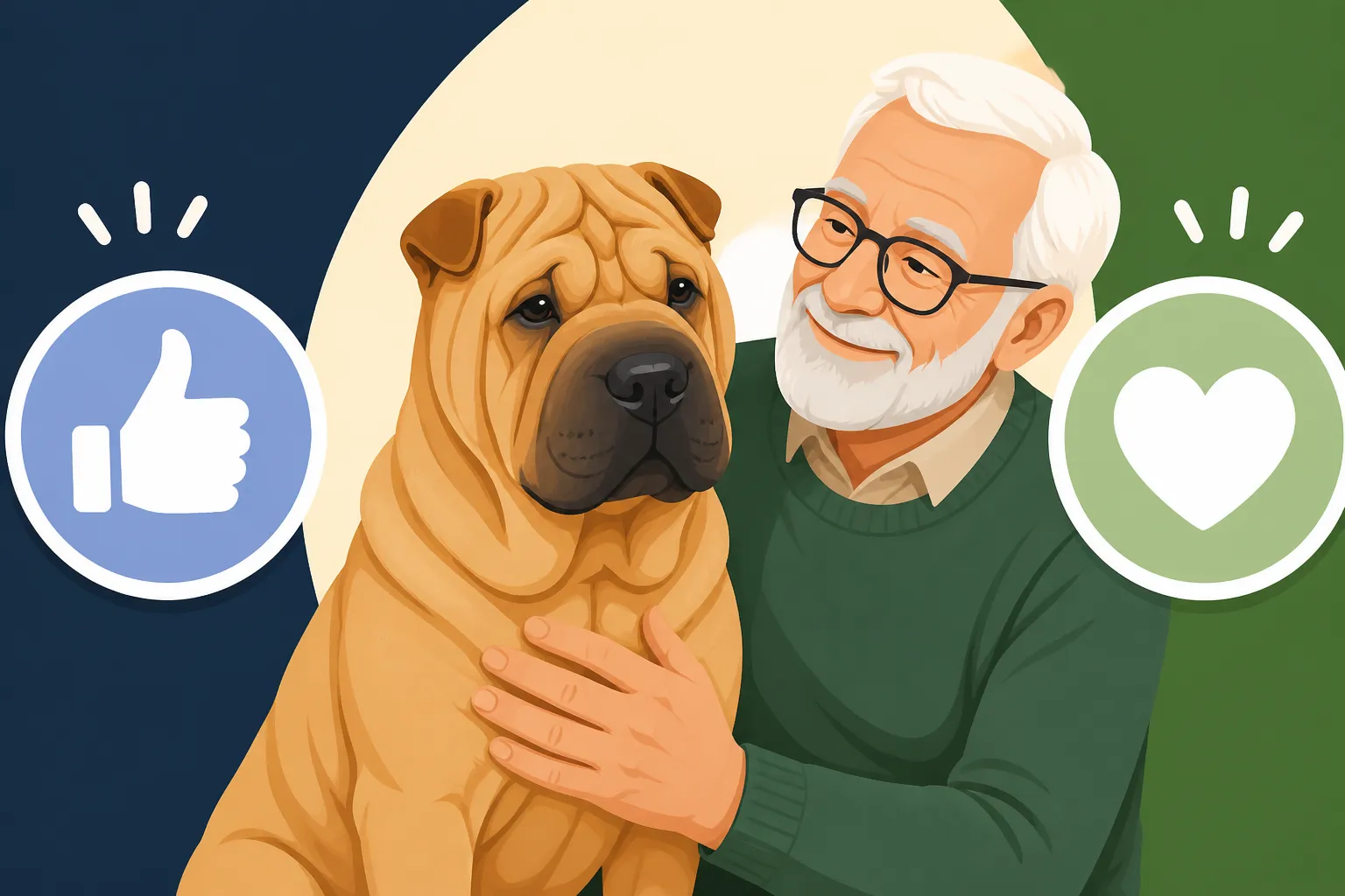 Whether a Shar Pei Suits an Older Owner