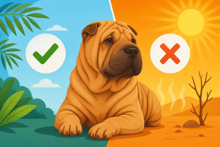 Whether a Shar Pei Suits a Hot Climate