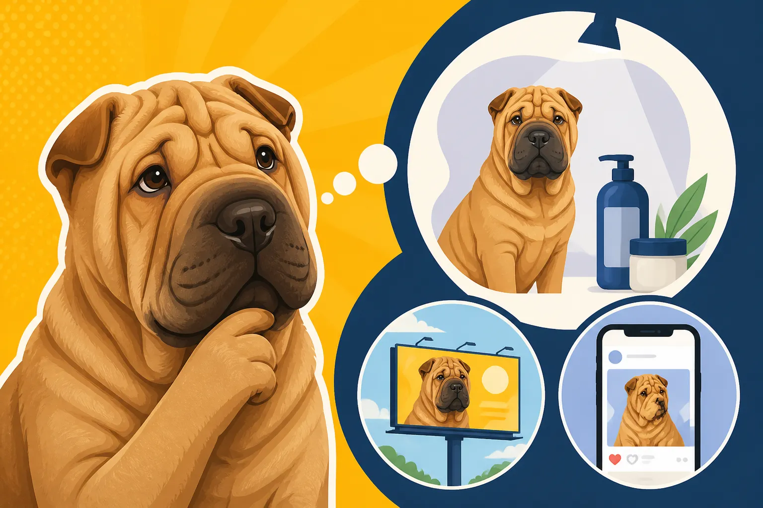 Whether the Shar Pei Appears in Advertising