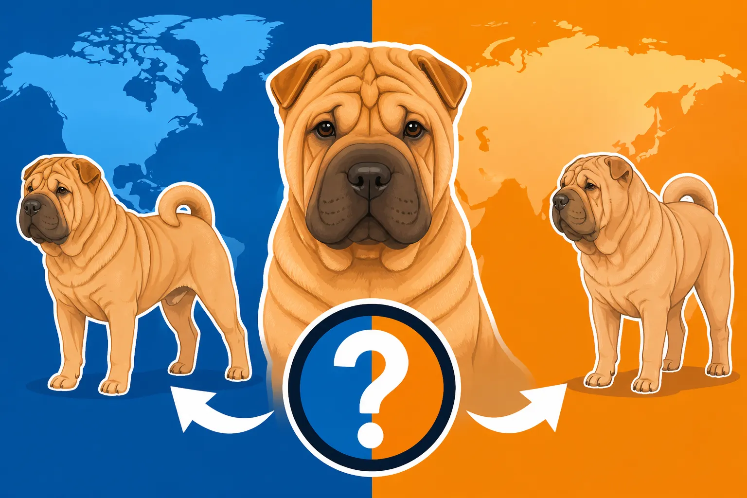 Whether the Shar Pei Standard Differs Between Countries