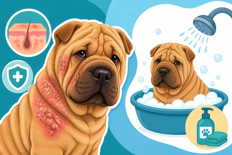 How Often a Shar Pei Should Be Bathed With Skin Disease
