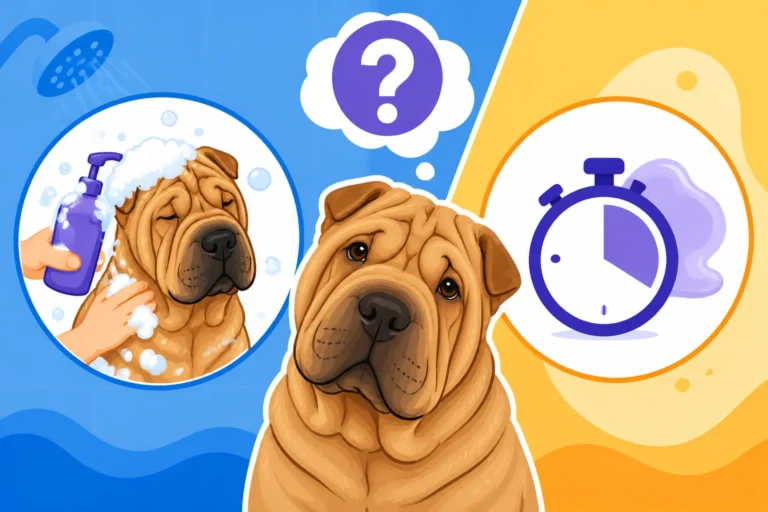 Whether a Medicated Shampoo Needs Contact Time on a Shar Pei