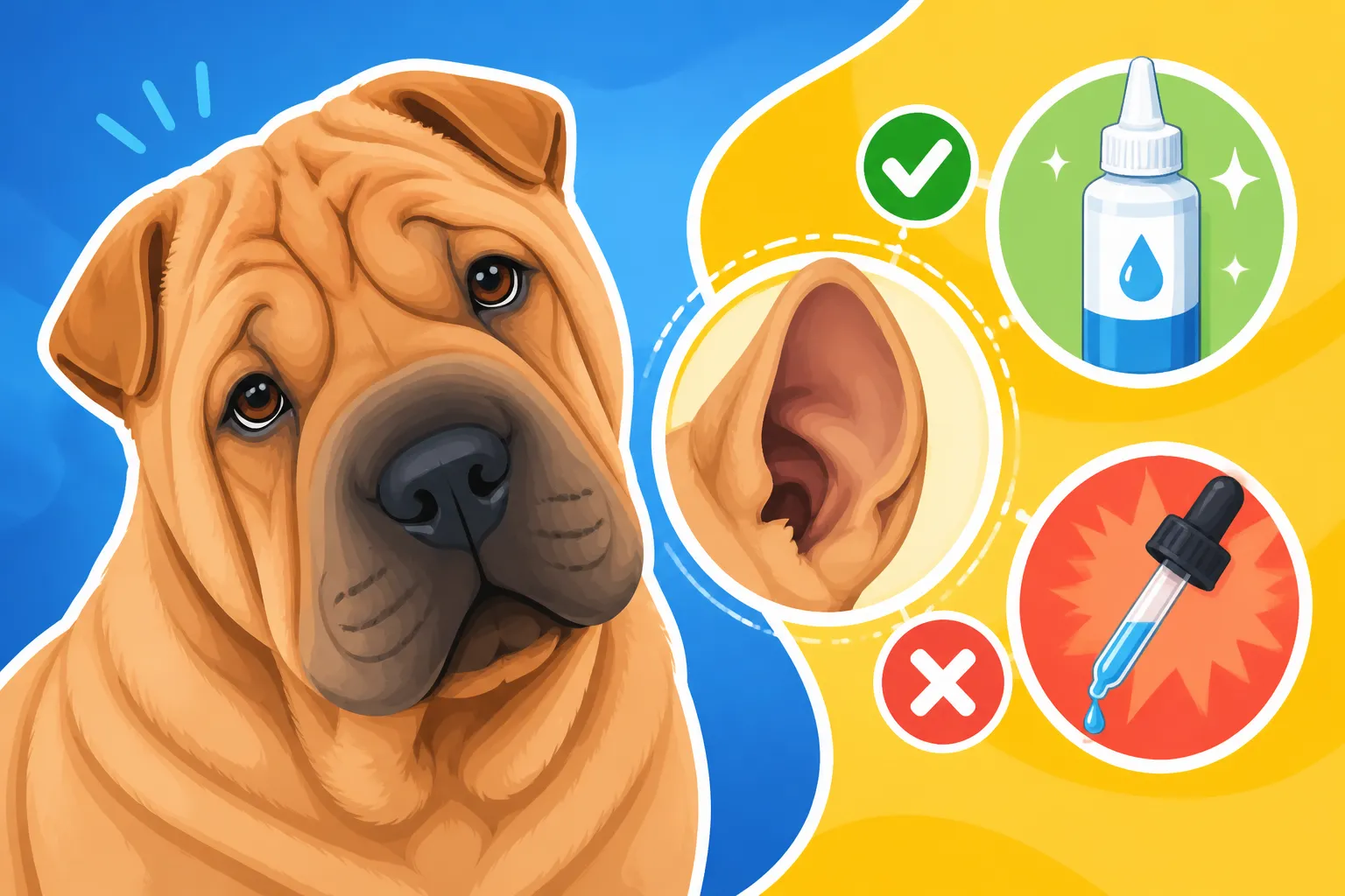 Whether a Drying Solution Suits a Shar Pei's Ears