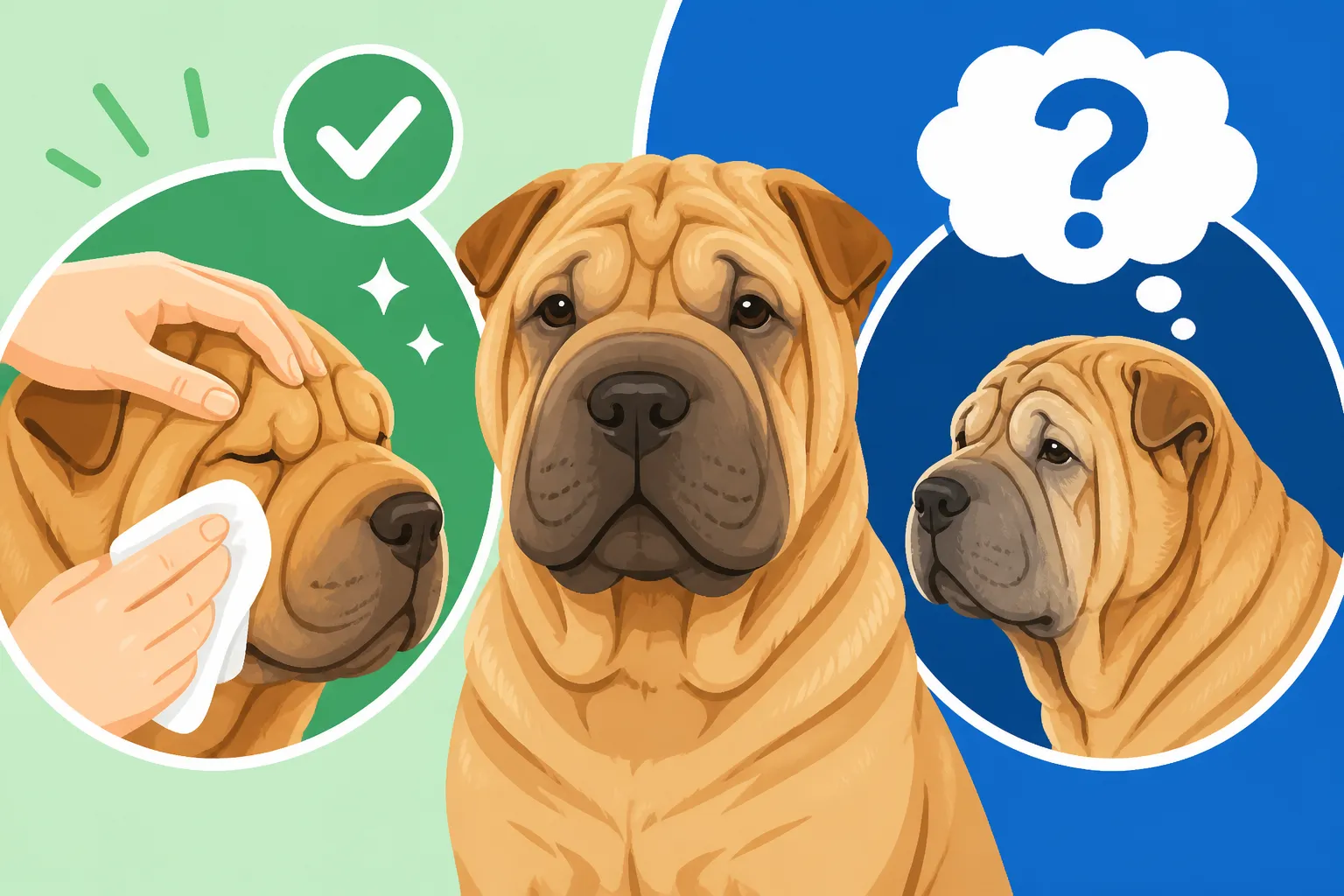 Whether an Old Shar Pei Still Needs Daily Fold Care